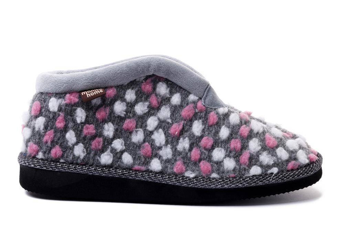 MANITU 340009-91 gris 2, kapcie damskie