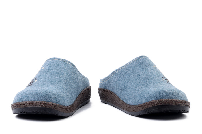 BEFADO 155D 188 niebieski, kapcie damskie