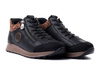 RIEKER N1457-00 black, trzewiki damskie