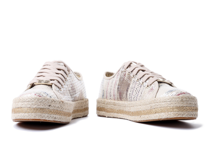 RIEKER 94010-60 beige, półbuty/sneakersy damskie