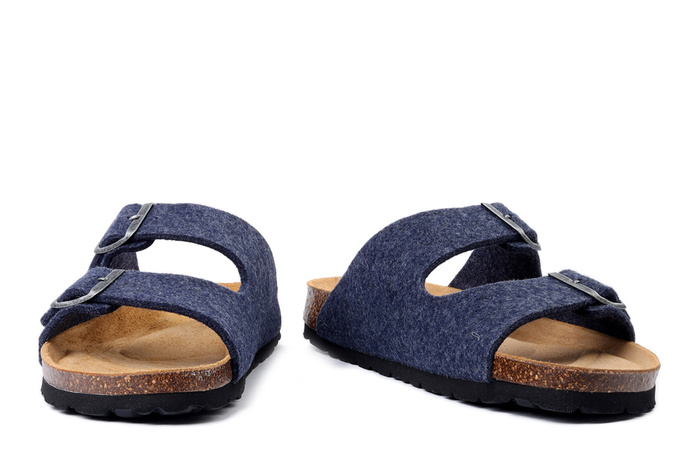 DR. BRINKMANN 220068-05 blau, klapki męskie