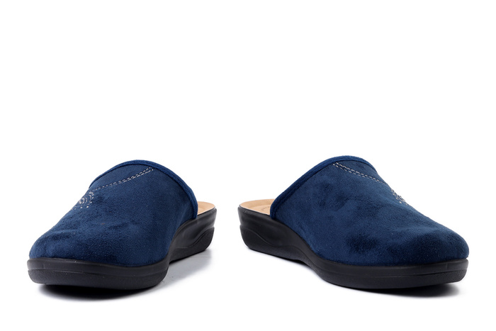 INBLU CF-48 004 granatowy, kapcie damskie