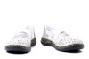 RIEKER 46352-80 white, półbuty letnie damskie