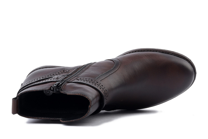 RIEKER REMONTE D0F81-25 brown, botki damskie