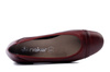 RIEKER 43450-35 red, czółenka damskie