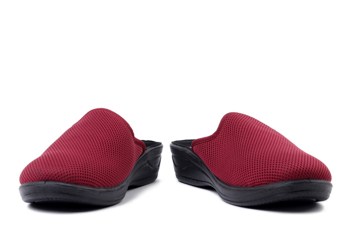 METEOR 709 Marianna bordowy, kapcie damskie