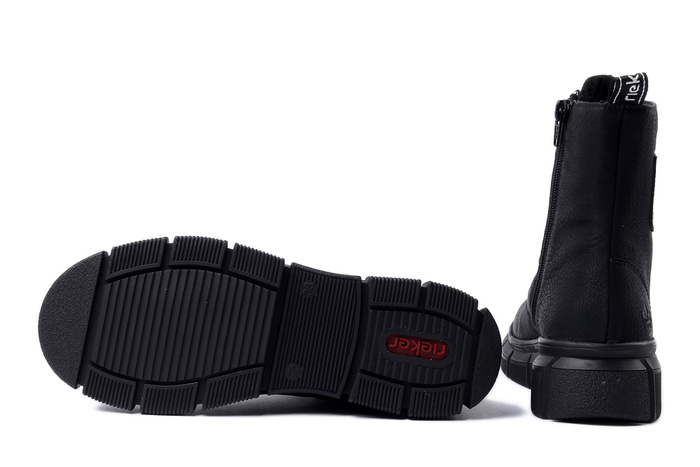 RIEKER TEX X3410-00 black, trzewiki damskie