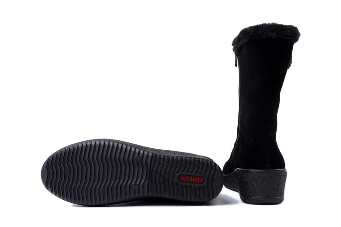 RIEKER Y4456-00 black, botki damskie