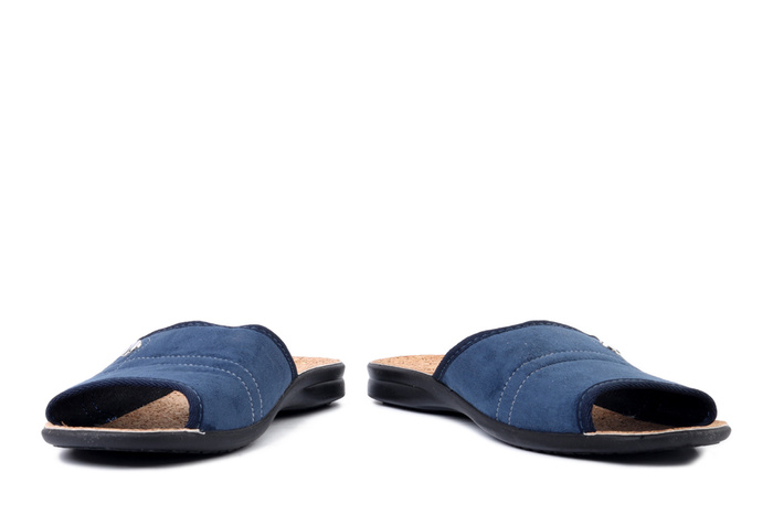 INBLU 155M 027 granat, kapcie męskie