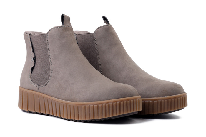RIEKER Y6150-42 grey, botki damskie