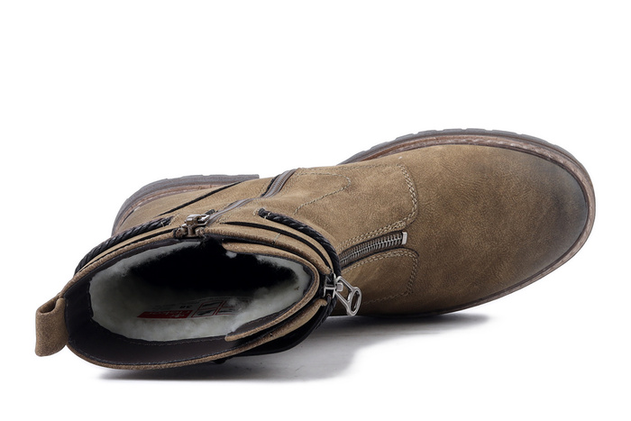 RIEKER 93068-54 green, botki damskie