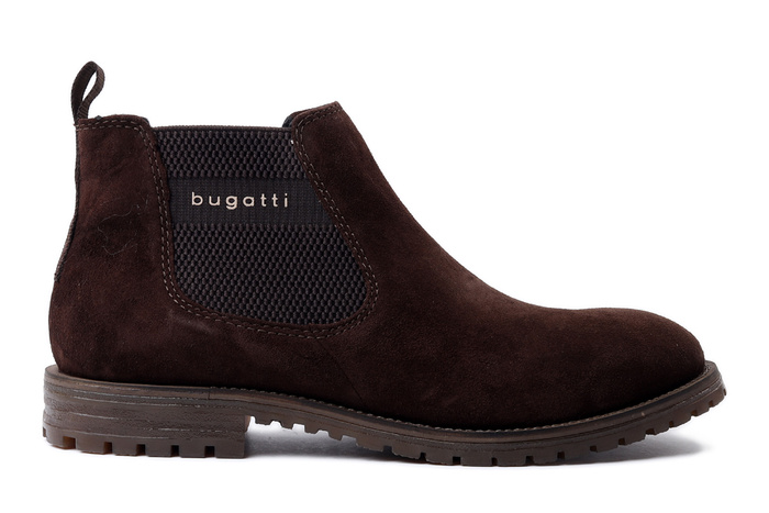 BUGATTI 311-AOB31-1400 6100 dark brown, botki męskie