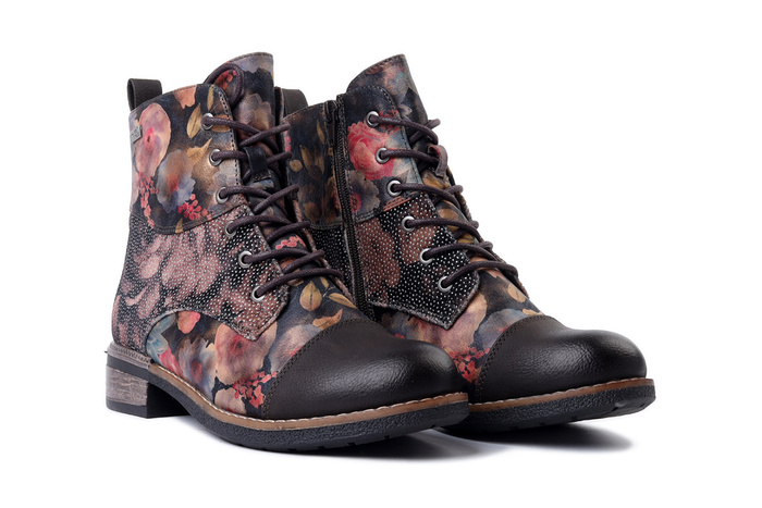 RIEKER TEX 94611-91 multi, trzewiki damskie