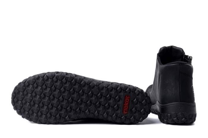 RIEKER 59558-00 black, botki damskie