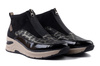 RIEKER N9362-00 black combination, botki damskie