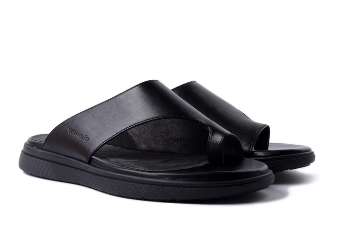 TAMARIS Comfort 8-87109-44 022 M8710944 balack nappa, klapki damskie