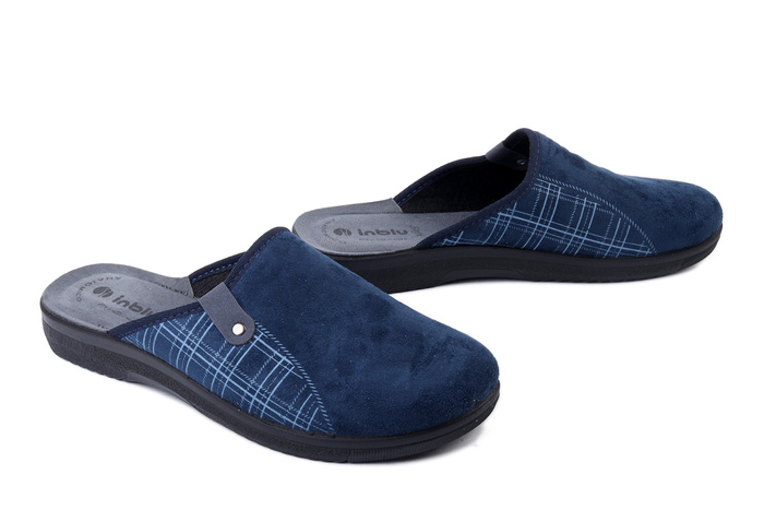 INBLU DG-17 004 granatowy, kapcie damskie