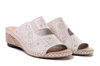 RIEKER 66191-60 beige, klapki damskie