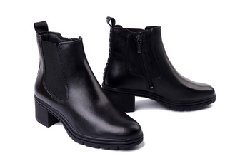 TAMARIS 1-25456-43 001 black, botki damskie
