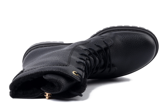 RIEKER 72640-00 black, trzewiki damskie