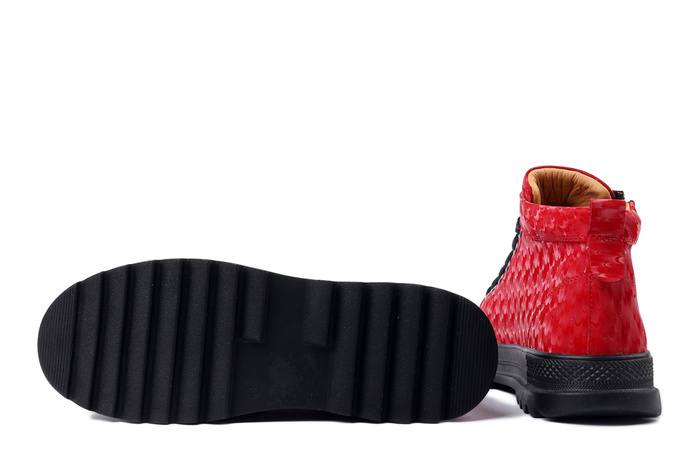 PIAZZA 960201-04 rot, trzewiki damskie