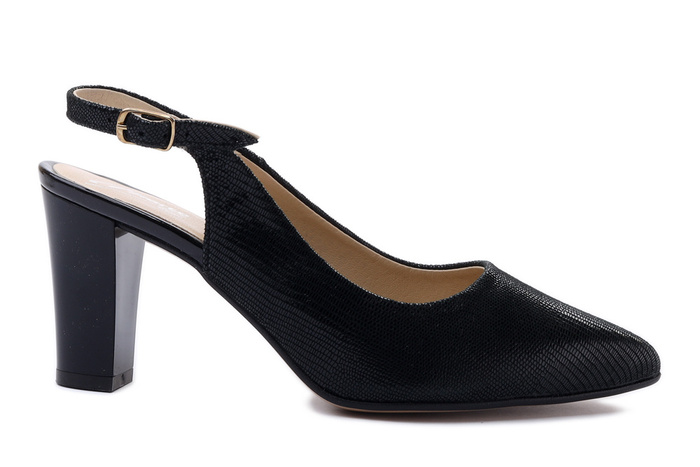 MARCO SHOES 0424P-101-021-1 czarny, czólenka damskie