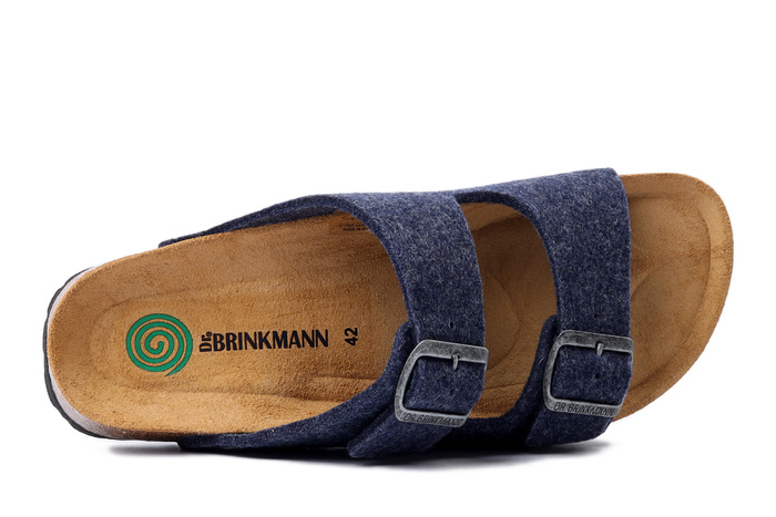 DR. BRINKMANN 220068-05 blau, klapki męskie