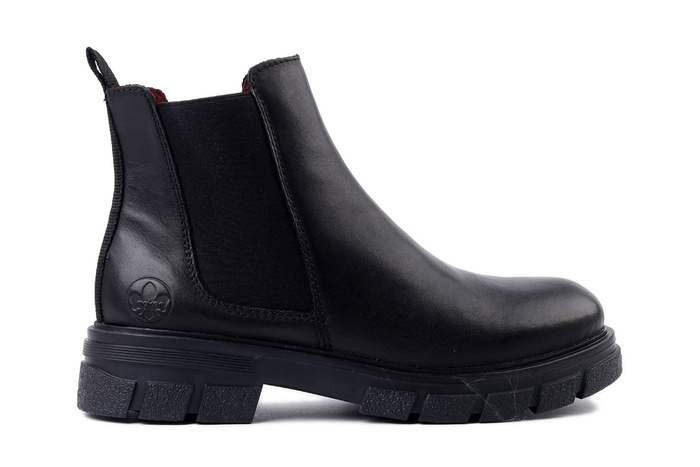 RIEKER Z9150-00 black, botki damskie
