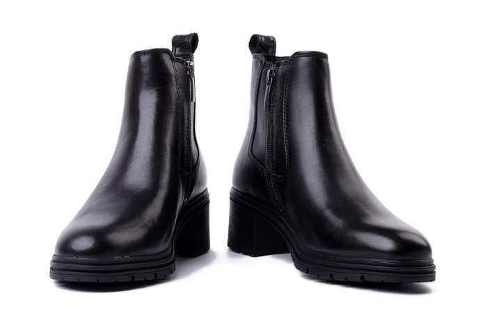 TAMARIS 1-25456-43 001 black, botki damskie