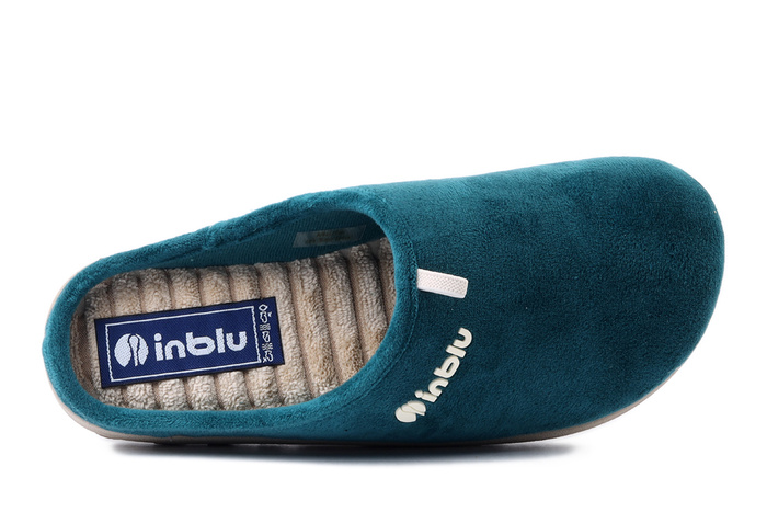INBLU ET-37 033 ciemny zielony, kapcie damskie