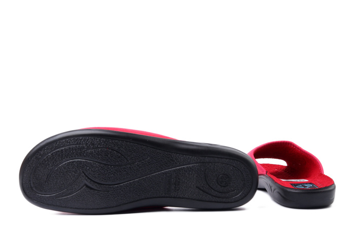 ADANEX 30304 SAK1VVH czerwony, kapcie damskie