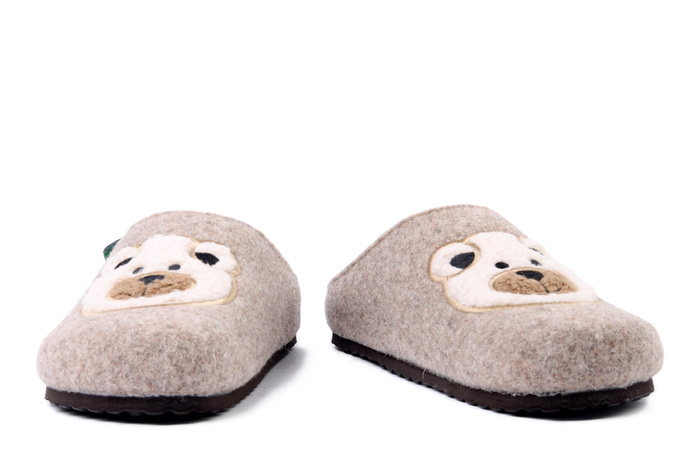 DR. BRINKMANN 320262-22 hellbraun, kapcie damskie