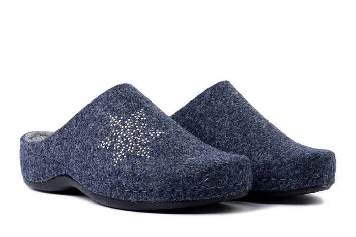 DR. BRINKMANN 320271-05 blau, kapcie damskie