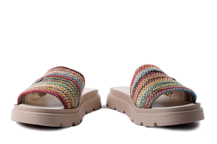 HELIOS KOMFORT 156 tricolor, klapki damskie