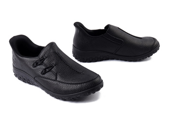 RIEKER 59559-00 black, półbuty damskie