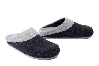 DR. BRINKMANN 320710-09 grau, kapcie damskie