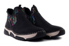RIEKER 45957-00 black, półbuty damskie