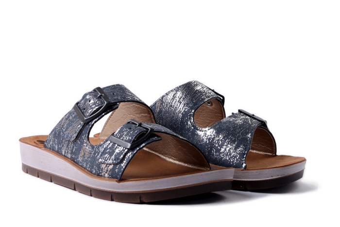 INBLU CP-50 004 granatowy, klapki damskie