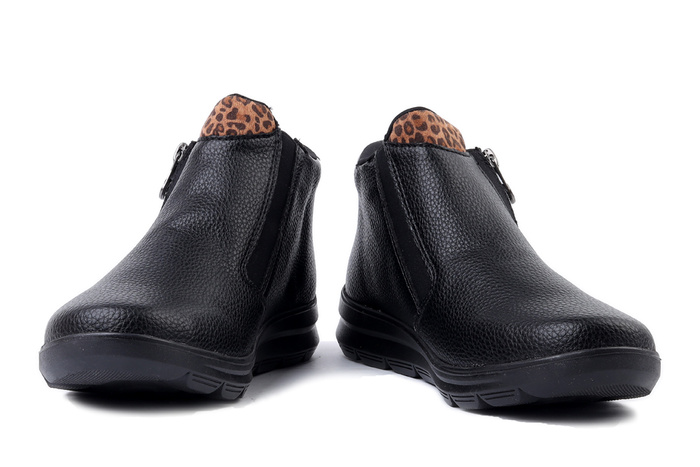 RIEKER TEX Z0059-00 black, botki damskie