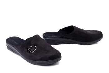 BEFADO 551D 015 czarny, kapcie damskie