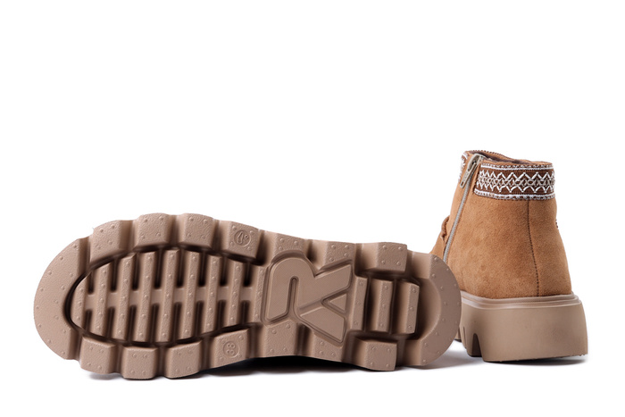RIEKER W2074-24 brown, botki damskie