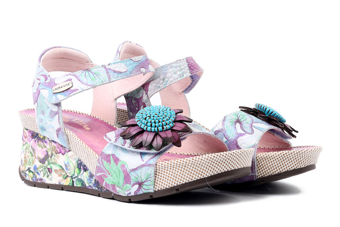 LAURA VITA 000779 Barry 36 violet, sandały damskie