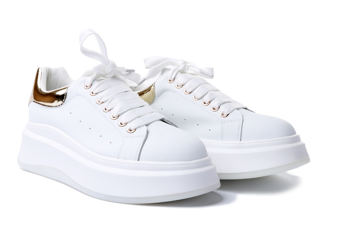 GOE NN2N4031 white/gold, półbuty damskie