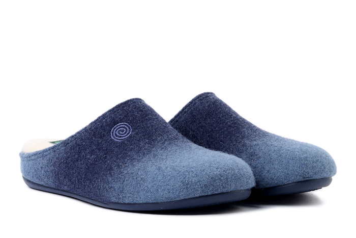 DR. BRINKMANN 320714-51 mittelblau, kapcie damskie