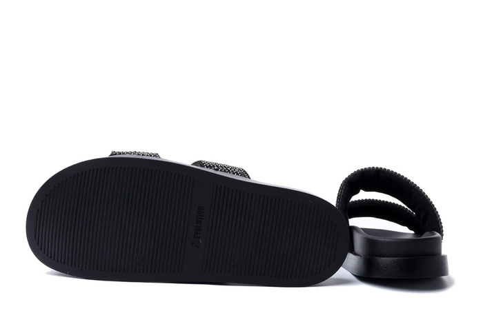 RIEKER Revolution W1451-00 black, klapki damskie