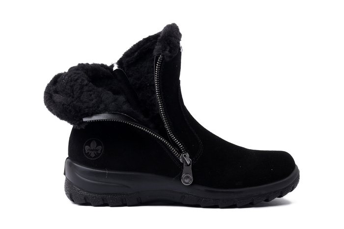 RIEKER TEX L7162-00 black, botki damskie