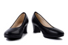 RIEKER 44650-04 black, czółenka damskie