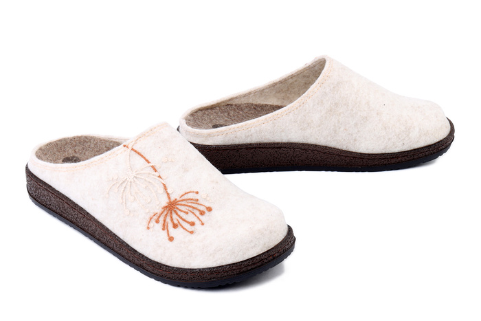 INBLU NL-11 002 beżowy, kapcie damskie