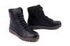 RIEKER Y3421-00 black, trzewiki damskie