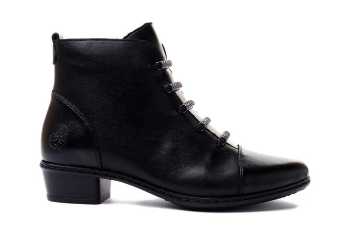 RIEKER Y0769-00 black, botki damskie